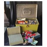 Sewing kit and accessories.