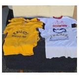 Vintage tee shirts. Some stains.