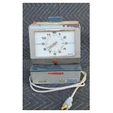 Amano manual time clock. Includes key.
