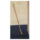 Wooden Sherbroooke left handed No 6 hockey stick.
