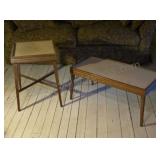 Mid century modern side table and coffee