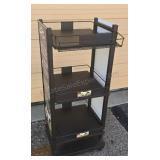 El Mayor Tequila metal store display on lockable