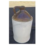 Antique 5-gallon stoneware jug by the Star
