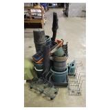 Lot ofnplant pots and other gardening items
