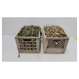 2 crates of camouflage netting