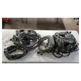 Large pile of welding leads