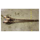 6 Tiki torches unused