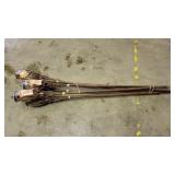 6 Tiki torches unused