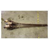 6 Tiki torches unused