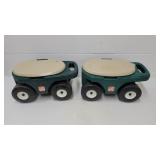 (2) Step 2 gardening stools