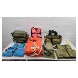 (10) life preservers/vests
