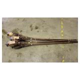 6 Tiki torches unused