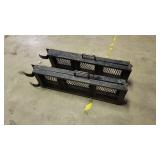 Pair of steel foldable ATV ramps