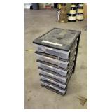 Poly drawer cabinet of sprinkler parts