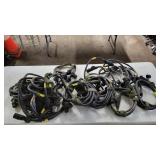 Large pile of smaller Y welding leads
