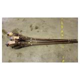 6 Tiki torches unused