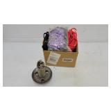 Box of towropes and anchor