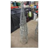 Stack of smaller tomato cages appr. 25