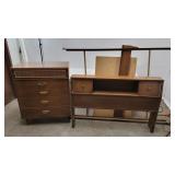Bedroom set full size with chest of drawers