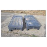 (2) poly pallets 29" x 59"