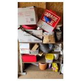 Shelf and contents