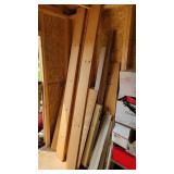 Corner of assorted building materials