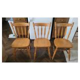 3 chairs