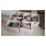 6 boxes of books