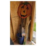 Corner of assorted items