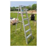 6 ft aluminum stepladder