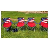 4 USA bag chairs
