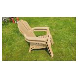 2 poly Adirondack chairs