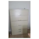 5 drawer lateral filing cabinet