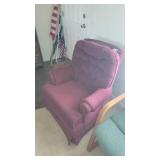 Upholstered armchair