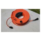 Extension cord on reel