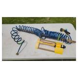 Flexible garden hose and sprinkler
