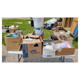 Large group of assorted hardware items and tools