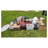 Large group of assorted household items