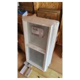 4 new vinyl single hung windows 18x36