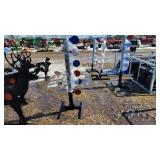 New freestanding shooting target