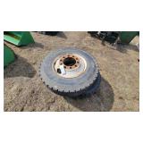 pair 275/80-22 on 10 bolt truck rims