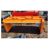 New Wolverine quick attach 84" snow pusher