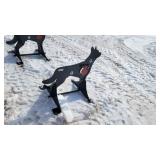 (1) New coyote freestanding shooting target