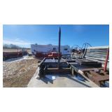 pin-on loader bale spear green