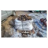 Pallet of Brillion crowfoot packer wheels