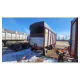 H&S rear unload forage wagon