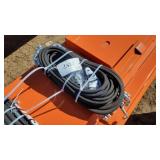 bundle of new hydraulic hoses