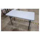 Poly 2x4 folding table