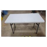 Poly 2x4 folding table