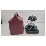Coleman LP lantern in case